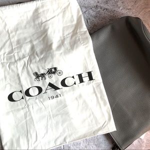 Coach 1941 Duffle with Rivets in Heather Gray
